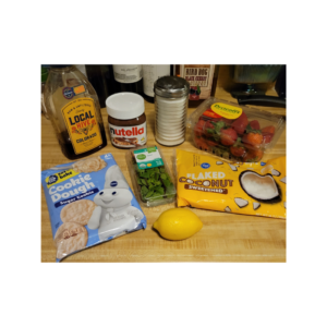 sugar cookie bruschetta ingredients 